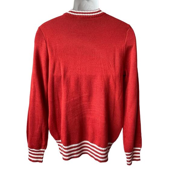 Tipsy Elves Scared Gingerbread Man Ugly Christmas Sweater Size Medium - Picture 3 of 4